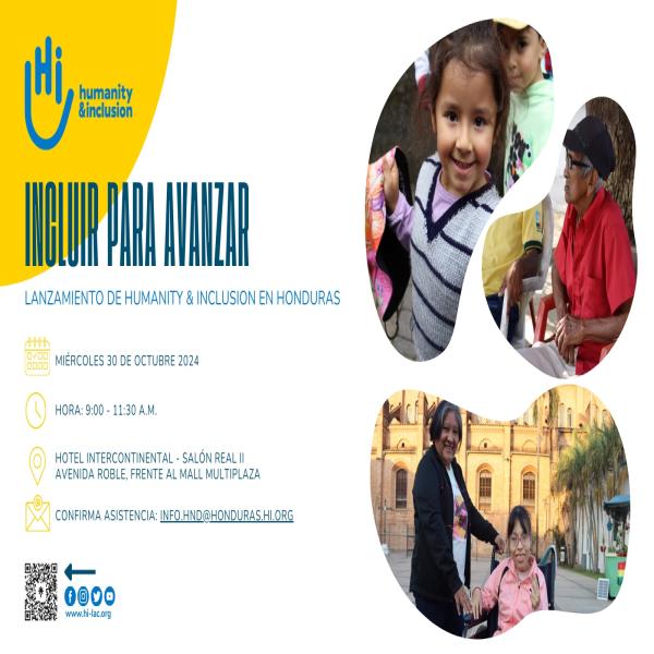 Lanzamiento de Humanity & Inclusion en Honduras 