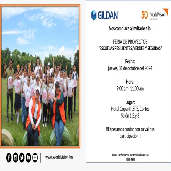 Feria de Proyectos “Escuelas Resilientes, verdes y seguras” 