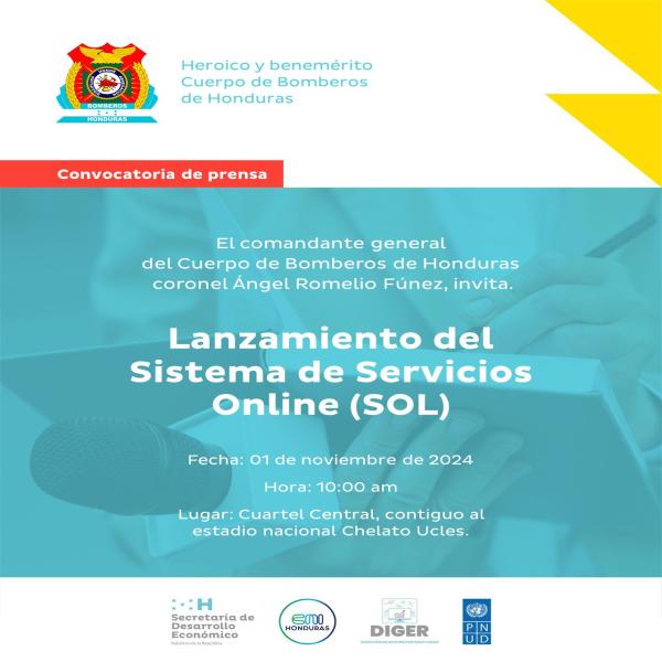 Lanzamiento del Sistema de servicios online (SOL)
