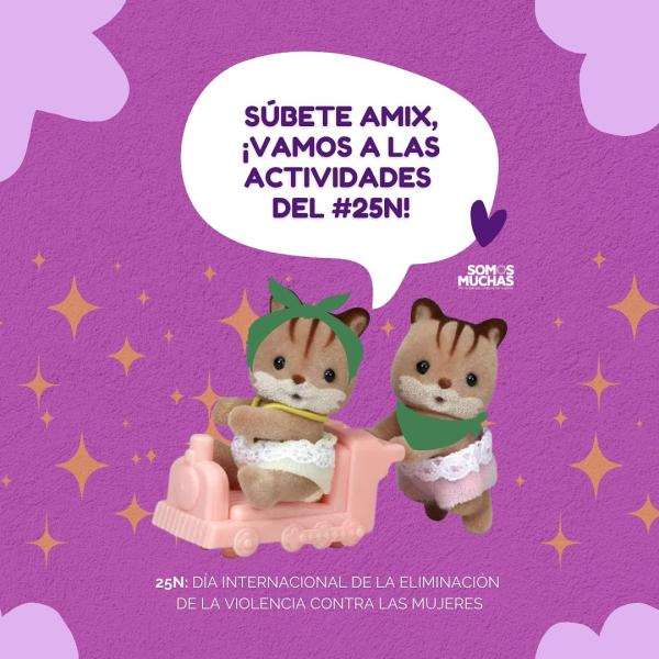 Súmate a las movilizaciones y actividades por el Día Internacional de la Eliminación de la Violencia contra las Mujeres 