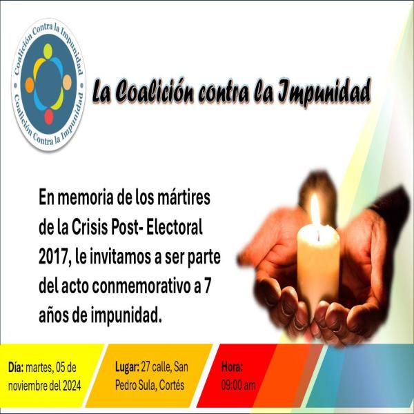 Evento conmemorativo en memoria de los mártires de la crisis post electoral