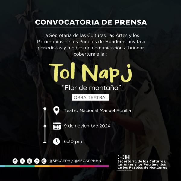 Cobertura al estreno de la obra de teatro "Flor de Montaña"