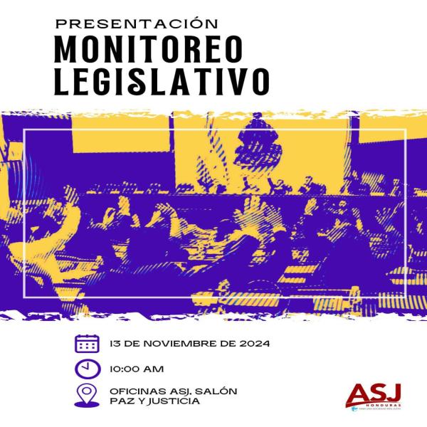 ASJ: Presentación del monitoreo legislativo 