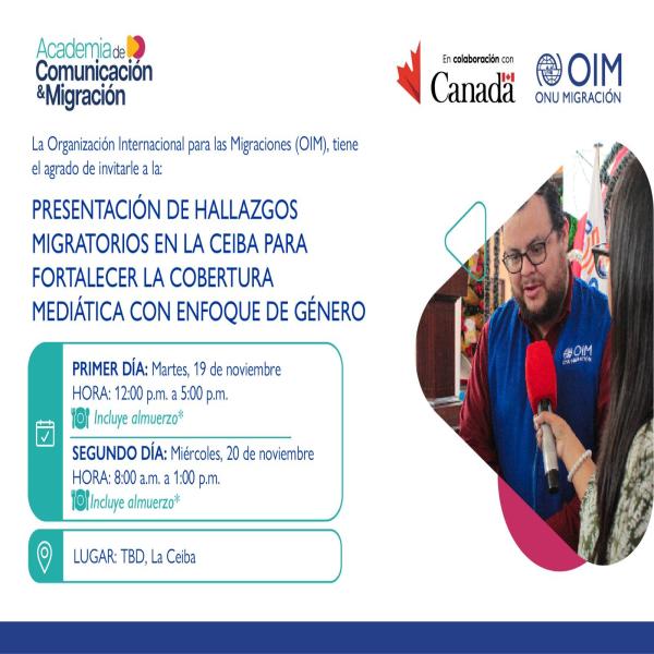 Presentación de hallazgos migratorios para fortalecer la cobertura mediática 