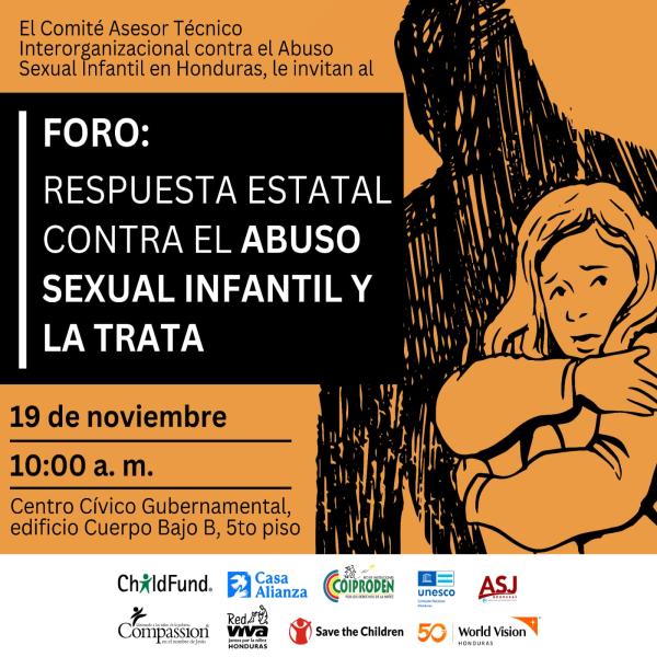 Foro: Respuesta estatal contra el abuso sexual infantil y la trata 