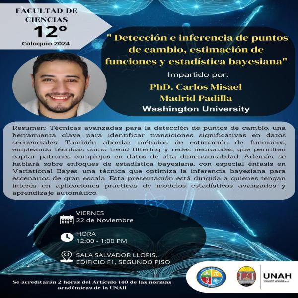 Coloquio: Detección e inferencia de puntos de cambio, estimación de funciones y estadística bayesiana 