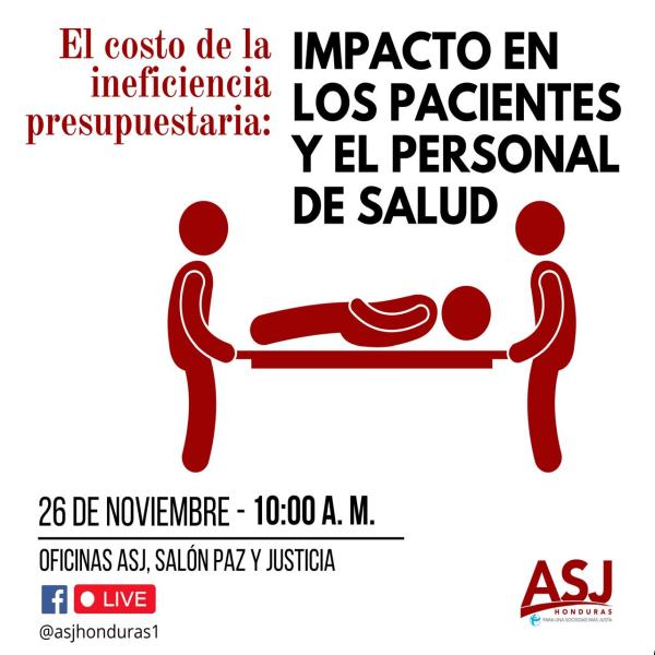 ASJ: Presentación de los resultados de la veeduría social en establecimientos de salud