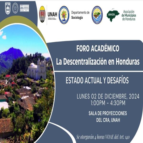 Foro Académico: La Descentralización en Honduras 