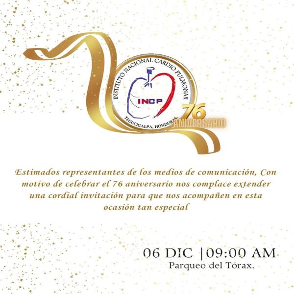Celebración del 76 Aniversario del INCP 