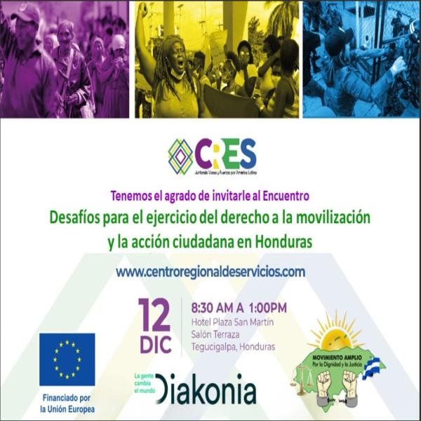Encuentro: Desafíos para el ejercicio del derecho a la movilización y la acción ciudadana en Honduras 