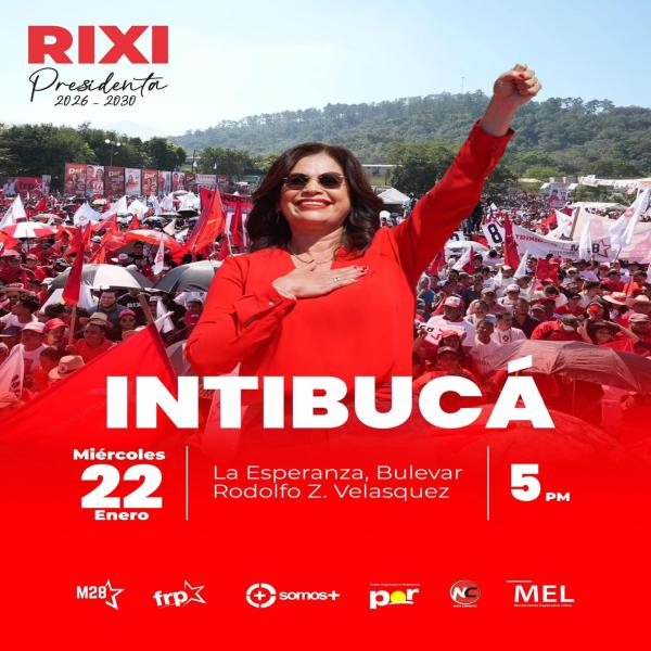 Rixi Moncada en Intibucá 