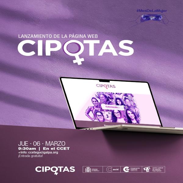 Lanzamiento de la página web Cipotas