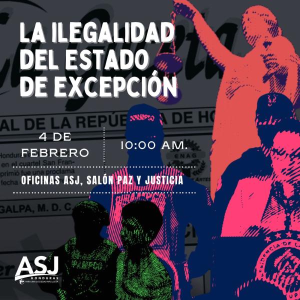 ASJ: Presentación del informe "La ilegalidad del estado de excepción"