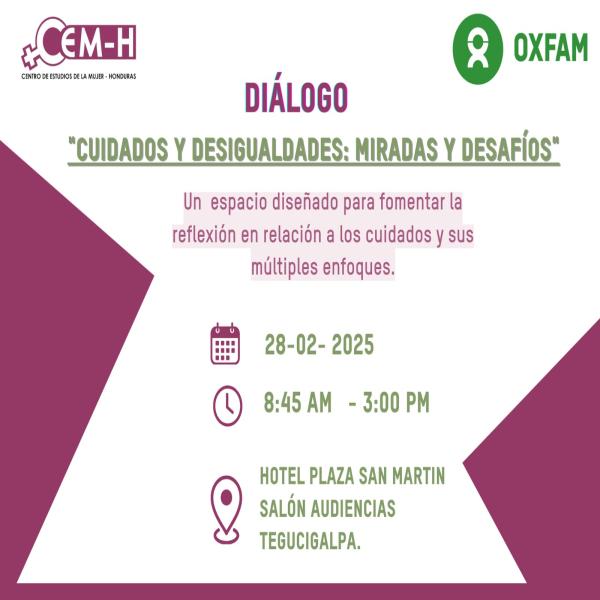 Diálogo: “Cuidados y desigualdades: Miradas y desafíos” 