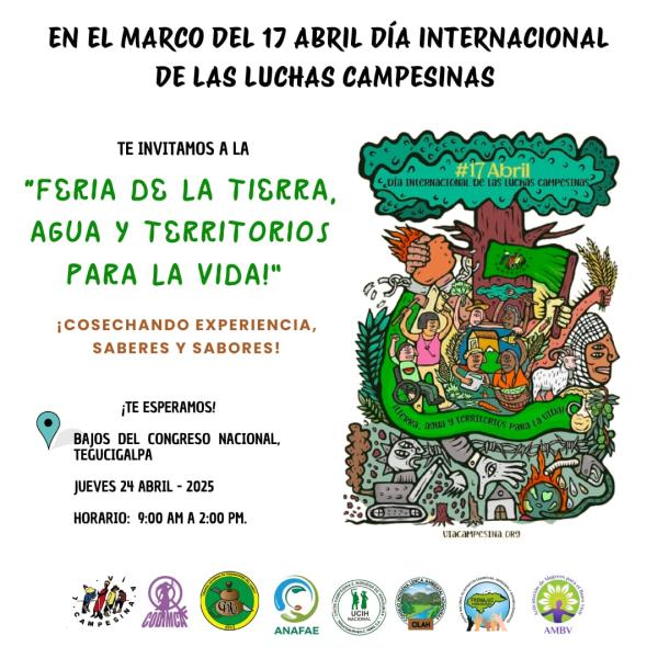 Feria de la tierra, agua y territorios para la vida 