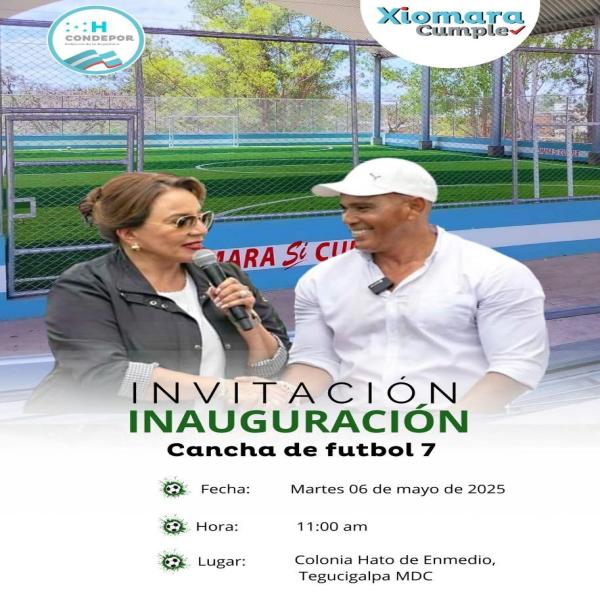 Inauguración cancha de fútbol – Hato de Enmedio 