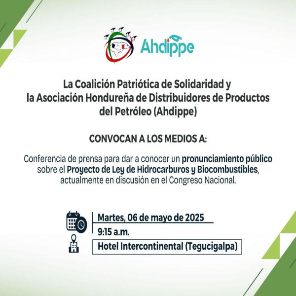 Pronunciamiento público sobre el Proyecto de Ley de Hidrocarburos y Biocombustibles que se discute actualmente en el Congreso Nacional