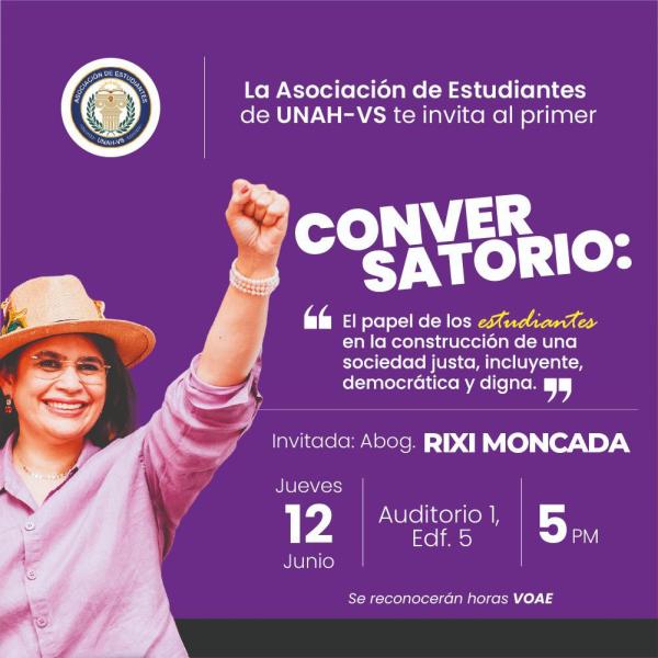 Conversatorio con la precandidata presidencial Rixi Moncada 