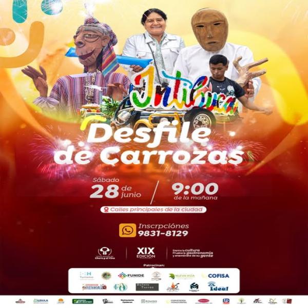 Desfile de carrozas en La Esperanza