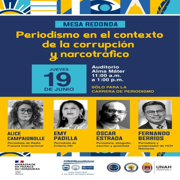 Mesa Redonda: Periodismo en el contexto de la corrupción y narcotráfico 