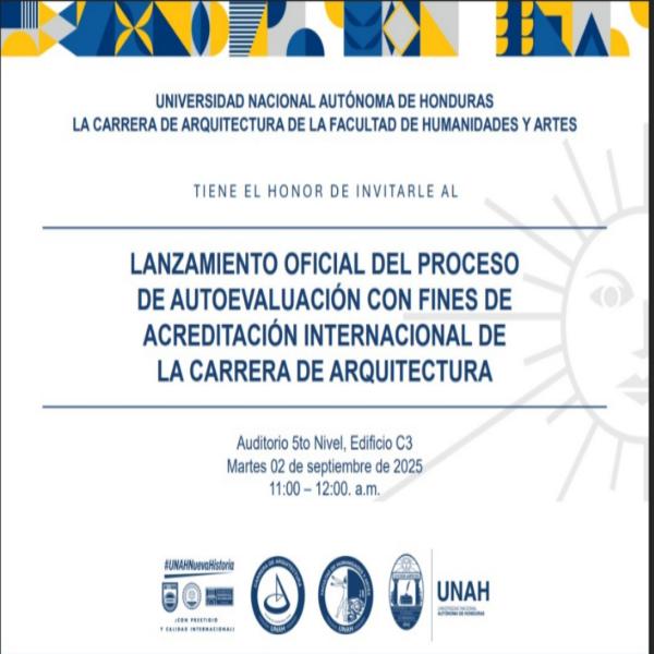 Lanzamiento oficial del procesa de autoevaluación con fines de acreditación internacional de la carrera de Arquitectura 