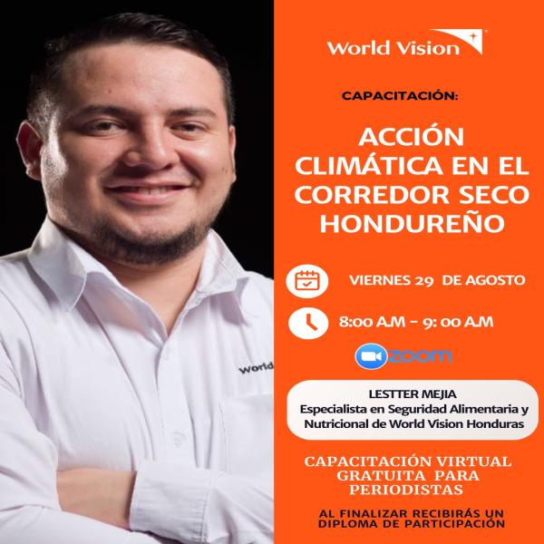 Capacitación virtual gratuita "Acción Climática en el Corredor Seco Hondureño"