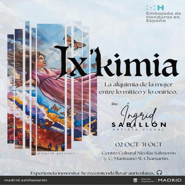 Inauguración de la exposición Ix’kimia de la artista plástica Ingrid G. Sabillón