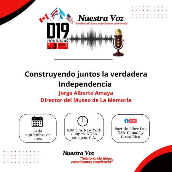 Foro: Construyendo juntos la verdadera Independencia 