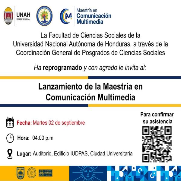 Lanzamiento de la Maestría en Comunicación Multimedia