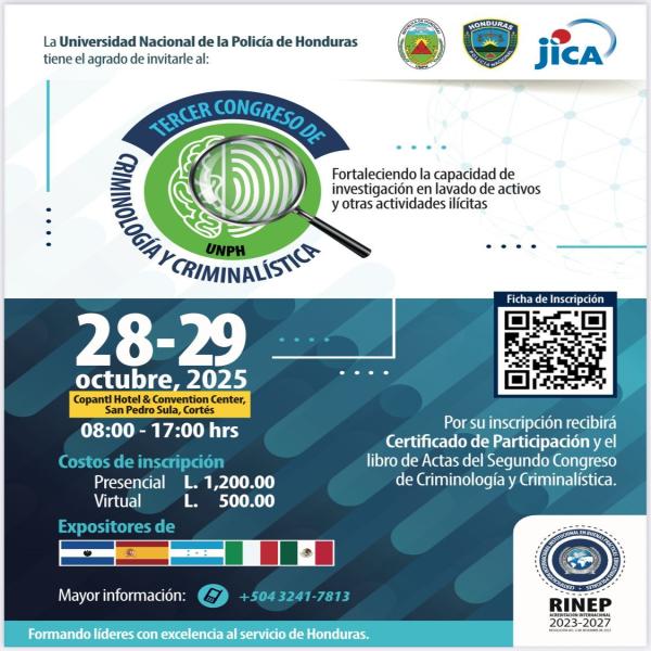 Inauguración del Tercer Congreso de Criminología y Criminalistica