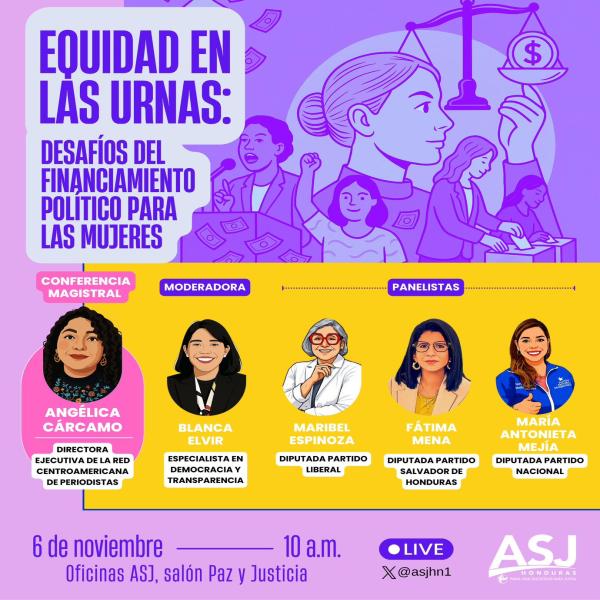 Conversatorio: "Equidad en las urnas"- Desafíos del financiamiento político para las mujeres