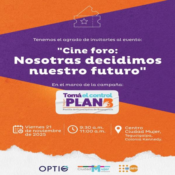 Lanzamiento de la campaña "Tomá el Control, Hay un Plan B" 