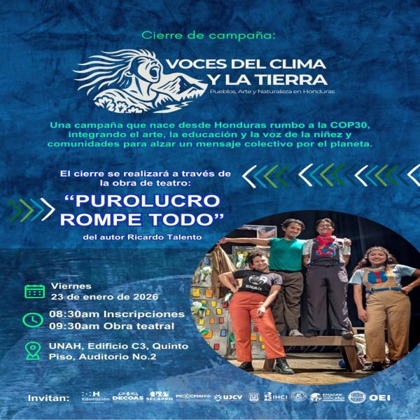 Cierre de la campaña “Voces del Clima y la Tierra” 