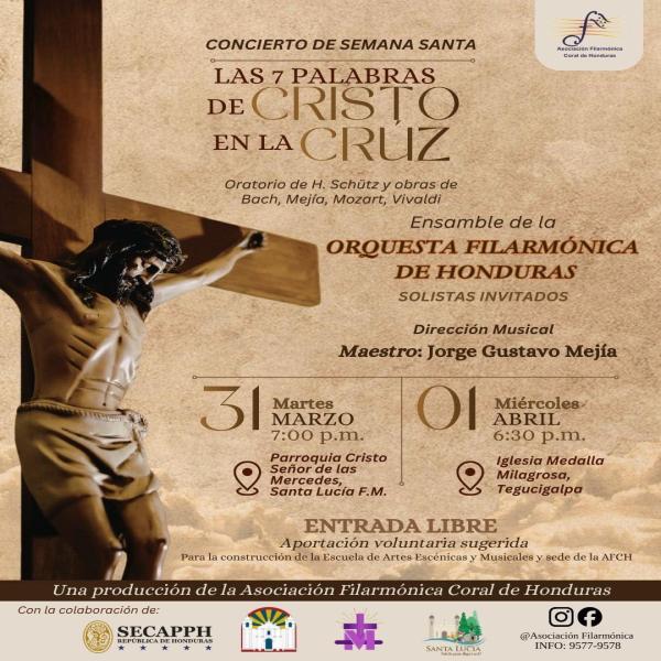 Concierto de Semana Santa: “Las 7 Palabras de Cristo en la Cruz”