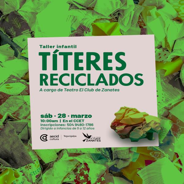 Taller infantil: Títeres reciclados