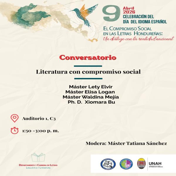 Conversatorio: Literatura con compromiso social 