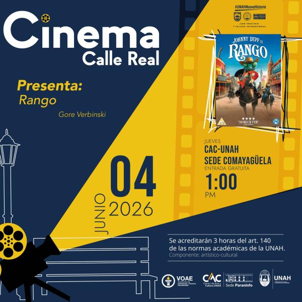 Cinema Calle Real presenta la película Rango 