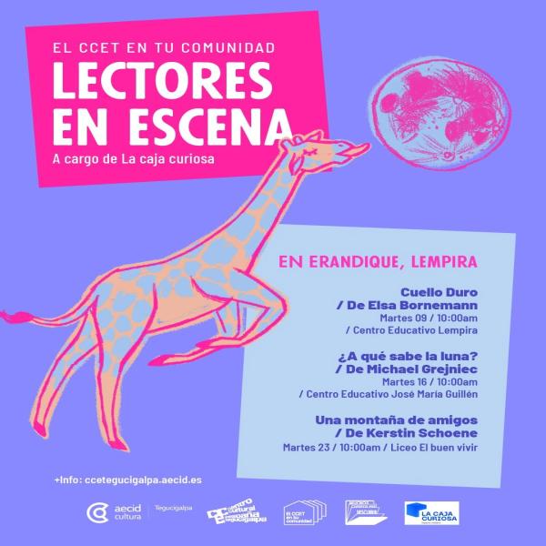 Lectores en escena: jornadas de lectura y mediación creativa a cargo de La Caja Curiosa