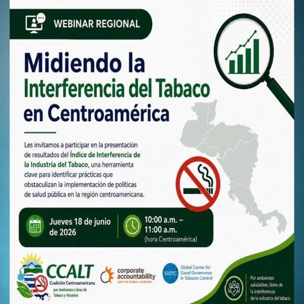 Webinar Regional: Midiendo la interferencia del tabaco en Centroamérica 