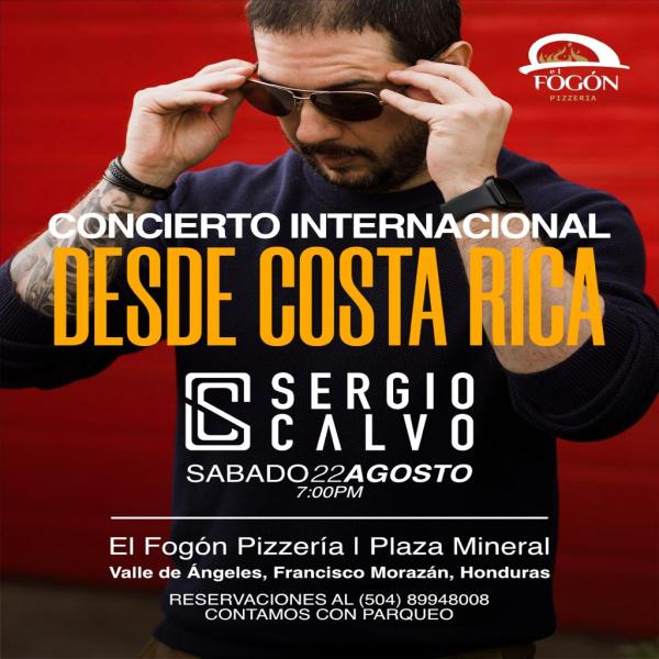 Concierto acústico con el Artista Sergio Calvo desde Costa Rica