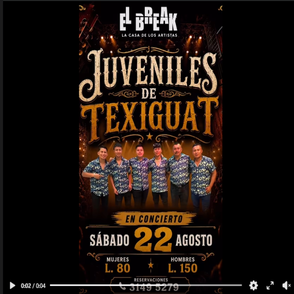 Juveniles de Texiguat en vivo 
